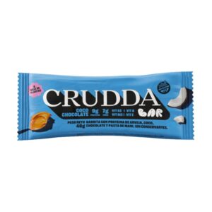 Crudda Bar Proteica Sabor Coco y Chocolate x40g - Crudda