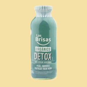 Jugo Detox Organico Sin Azucar (Pera, Naranja, Frutilla y Aloe Vera) x 330ml - Las Brisas