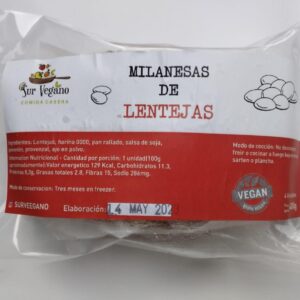 MILANESAS DE LENTEJAS SV - 4UN.