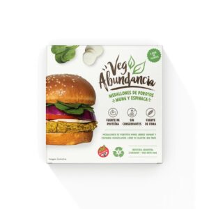 Medallón Poroto Mung & Espinaca S/TACC - 2un