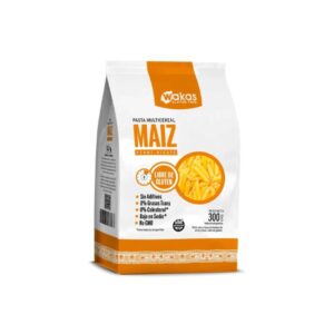 Pasta Seca Multicereal Penne Rigate de Maiz x 300g - Wakas