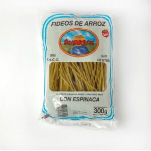 FIDEOS DE ARROZ S/TACC ESPINACA - 300GR