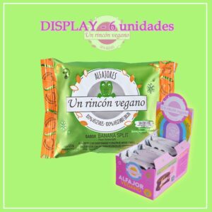 DISPLAY 6UN. ALFAJORES - SABOR BANANA SPLIT