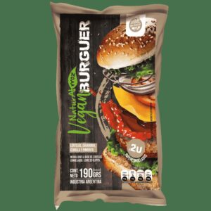 Veganburguer lentejas y pimentón - 2un - Naturalrroz