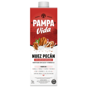 LECHE PV NUEZ PECAN S/AZÚCAR - 1LT. - PAMPA VIDA