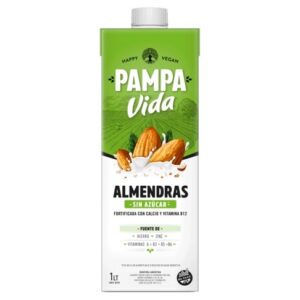 LECHE PV ALMENDRAS S/AZUCAR - 1LT. - PAMPA VIDA