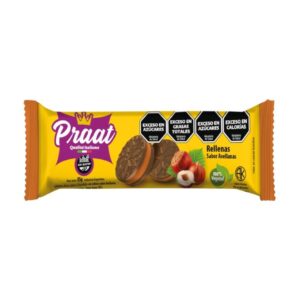Galletitas dulces de Chocolate sabor a Avellana x 85g - Praat