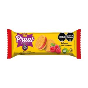 Galletitas dulces de Vainilla sabor a Frambuesa - 85g - PRAAT