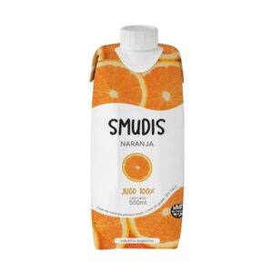 JUGO NATURAL SMUDIS - NARANJA 500ML. - SMUDIS