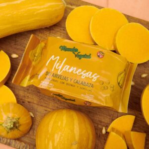 Milanesa proteína arveja y calabaza - 4un - Mundo Vegetal