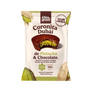 Coronita Dubai de Pistacho y Chocolate x 16g - Chia Graal