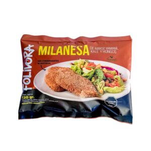 Milanesa de Lentejas, Quinoa y Vegetales Asados x 220g - Folivora