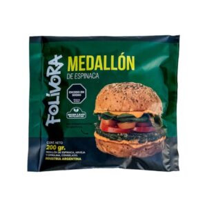 Medallon de Espinaca, Arvejas y Espirulina x 200g - Folivora