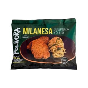 Milanesa de Espinaca y Queso - 220g - FOLIVORA