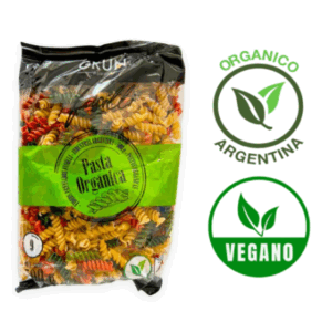 Fideos orgánicos tirabuzón tricolor - GRÛN