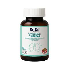 Cuidado Respiratorio Vitamina C y Hierbas x 34g - Sri Sri