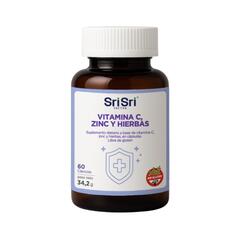 Mejora Inmunológica Vitamina C Zinc y Hierbas x 34g - Sri Sri
