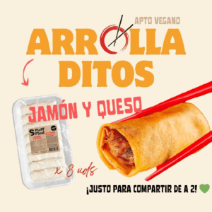ARROLLADITOS JAMÓN Y QUESO VEGETAL - 8UN. - S PLANT FOOD