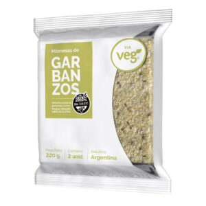 MILANESAS DE GARBANZOS S/TACC VV - 220GR. - VIA VEG