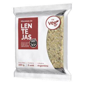 MILANESA DE LENTEJAS S/TACC VV - 220GR. - VIA VEG