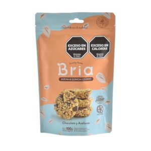 Cookies de Avena Quinoa Chocolate y Avellanas x 100g - BRIA