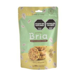 Cookies de Avena Quinoa Coco y Almendras x 100g - BRIA