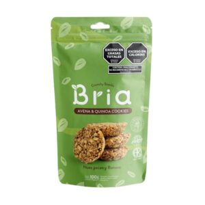 Cookies de Avena Quinoa Nuez Pecan y Banana x 100g - BRIA