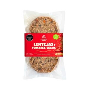 Medallon de Lentejas y Tomates Secos x 200g - Mamma Sabe
