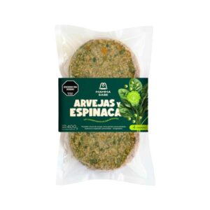 Medallon de Arvejas y Espinaca x 200g - Mamma Sabe
