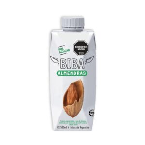 LECHE ALMENDRAS S/AZUCAR BIBA - 500CC.