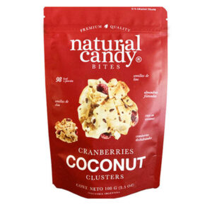 Coconut Clusters Cranberries x 100g - Natural Candy